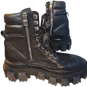 Amiri CREPE LUG SOLE Combat Boots